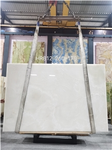 Luxury Natural White Onyx Tiles For Wall Decoration