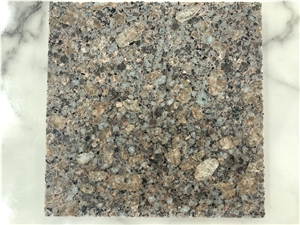 Golden Diamond Chinese Gold Granite Tiles With Blue Crystals