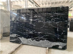 Big Black White Grey Granite Slab Stone For Wall Floor