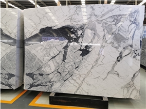 Landscaping White Marble Polishing Slabs For Background Wall