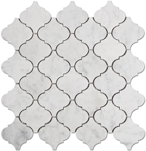 Natural Marble Tile Cut To Size Mosaic For Bathroom Wall