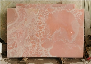 Natural Stone High Quality Pink Onyx Big Slabs