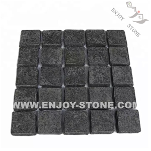 Black Basalt G684 Flamed Tile Flooring Wall Cladding Pavers
