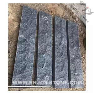 Customized G654 Dark Grey Granite Split Wall Stone Tiles