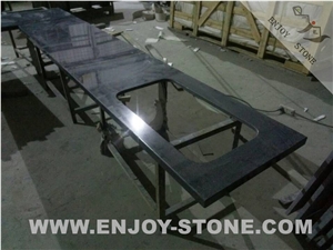 G654 Black Granite For Countertop Ponished&Honed