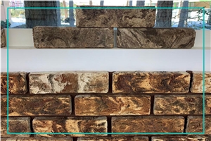 Travertine Brick Stone- Masonry Building Stone Wall Panels