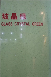 Green Quartz, Engineered Stone, Glass Crystal Green