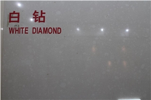 White Artificial Granite, White Diamond