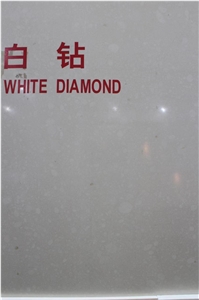 White Artificial Granite, White Diamond