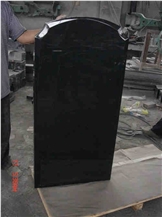 Customer Design Black Granite Single Tombstone& Gravestone