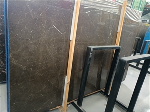 Gold Jade Brown /Black Marble Slabs Floor Wall Tile