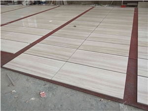 Hot Selling ! White Wood Grain Marble, Best Price