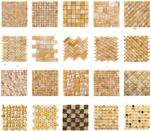 Marble Mosaic Tiles, Colorful, Polishing