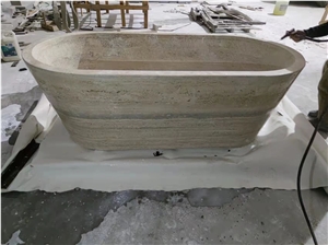 Oval Travertine Bathtubs