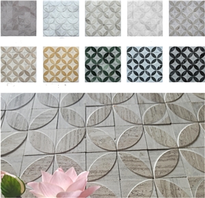Pretty Marble Mosaic Design, Own Factory, Best Price