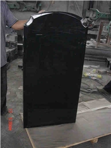 Shanxi Black Granite Tombstone, Gravestone, Customer Design