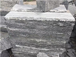 Dark Granite Wall Stone Nero Santiago Retaining Wall Blocks