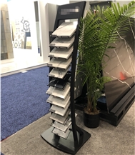 Marble And Porcelain Sample Tower Display Rack