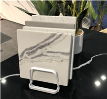 Metal Granite And Marble Quartz Sample Display Rack