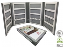 Plastic Quartz Stone Sample Folder PY-A-4