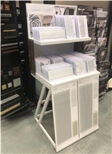 Porcelain Glass Mosaic Tile Sample Board Display Shelf Rack