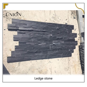 UNION DECO Black Slate Culture Stone 15X55cm Stone Veneer