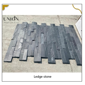 UNION DECO Exterior Wall Cladding Natural Black Slate Stone