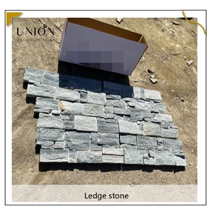 UNION DECO Grey Slate Veneer Stack Stone Wall Cladding Stone