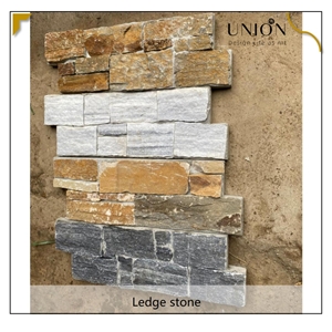 UNION DECO Ledger Stone Panel Natural Split Stone Veneer