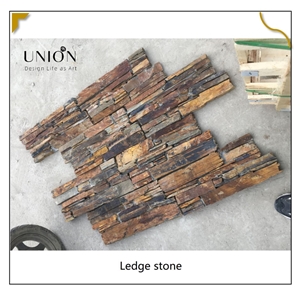 UNION DECO Natural Multicolor Slate Stone Veneer Cladding