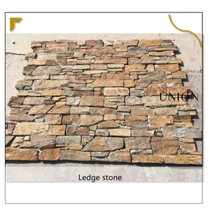 UNION DECO Natural Quartzite Ledger Stone Veneer Stone Panel