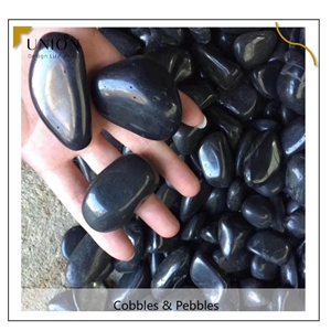 UNION DECO Outdoor Decorative Polished Natural  Pebble Stone