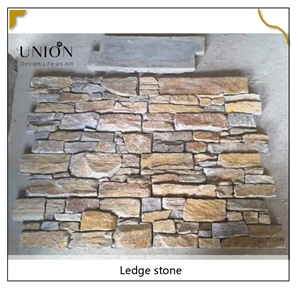 UNION DECO Rusty Quartzite Natural Stacked Stone Veneer