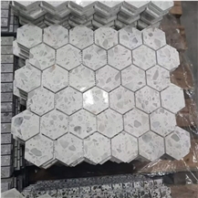 Hexagon Shape Terrazzo Mosain Tile For Kichen Wall