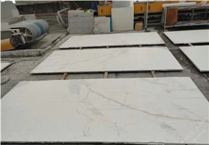 Calacatta Marble Backed Honeycomb Panel For Indoor Floor