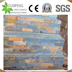 Jiangxi Rusty Slate Wall Cladding Stacked Ledger Stone
