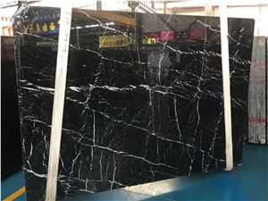 Nero Marquina With More Vein  Black Marble