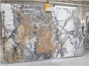 Invisible Gold Marble Slabs