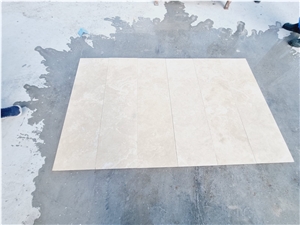 Ivory Travertine Tiles Premium Filled And Honed
