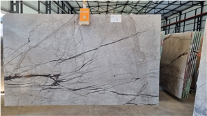 Silver Roots Honed Marble Slabs