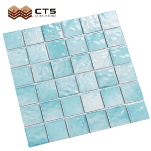 Blue Ceramic Swimmimg Pool Mosaic Wholesaleprice Top Quality