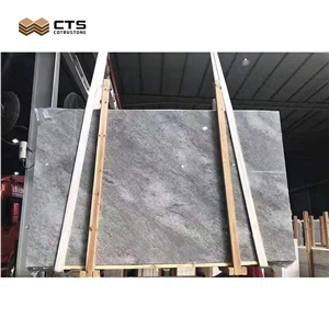 China Cloud Gray Jade Marble Matte Surface Slab For Indoor Floor