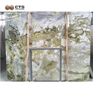 Wholesale Primavera Marble Light Green Slab For Indoor Wall