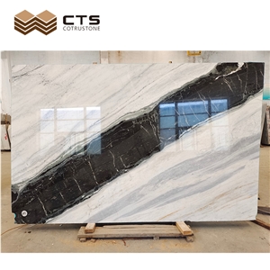 Hot Selling Panda White Marble Slabs