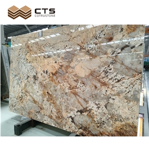High Level Luxury Glossiness Granite Slab For Interior Wall