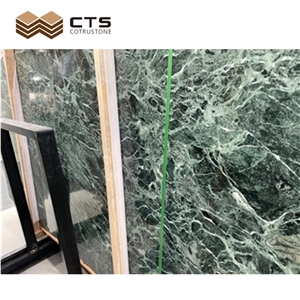 Luxury Green Marble Slab For Interior Wall Designer Specify