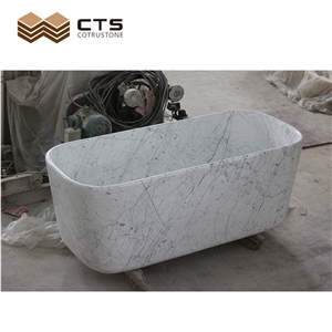 Natural Marble Bathtub Custom Size For Bathroom Decor