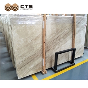 Wholesale Sandbrown Marble Slab Lay Out Pattern For Floor