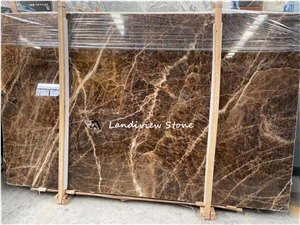 Chocolate Brown Onyx Slabs For Floor And Wall Panels