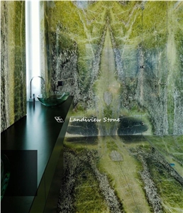 Connemara Green Marble Slabs For Wall And Floor